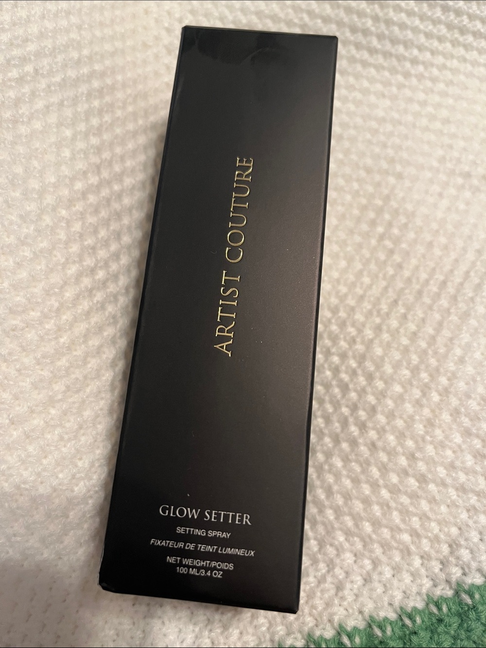 Artist Couture Glow Setter Setting Spray - Black & Gold Accents